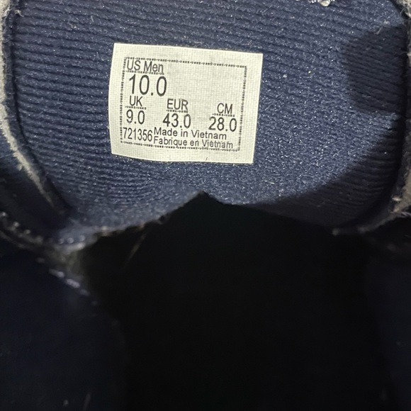 Vans Hightop Sk8-Hi Shoes Blue White Suede Men’s Size 10. Excellent condition - Picture 3 of 6